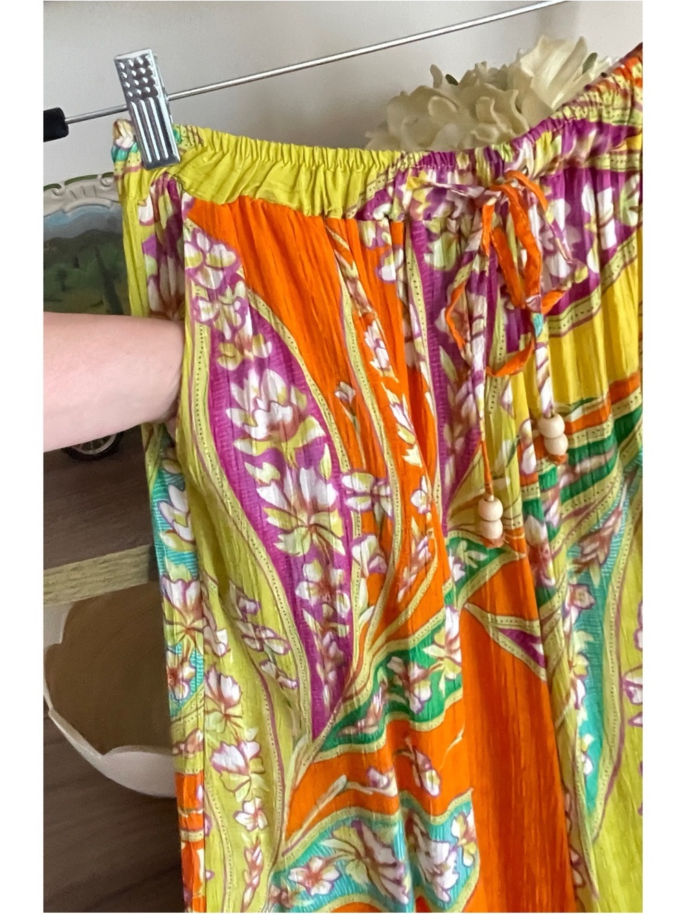 Haute Hippie Wide-leg Pants, Size Medium Vibrant - Picture 4 of 15